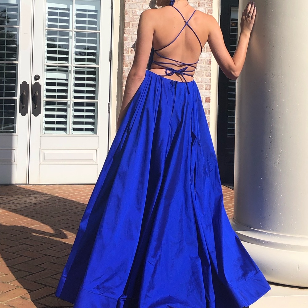 Royal Blue Formal dress - Picture 2 of 4